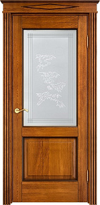 Недавно просмотренные - Дверь ПМЦ массив дуба Д13 медовый с патиной орех, стекло 13-2