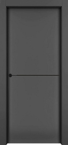 Недавно просмотренные - Дверь 1001-М1 эмаль RAL 9005, молдинг черный, глухая