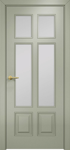 Дверь Оникс Гранд фрезерованная эмаль RAL 7038 по МДФ, сатинат