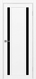 Дверь Эко 522.212 белый снежный, lacobel черный