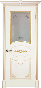 Недавно просмотренные - Дверь Камелия эмаль белая патина золото, сатинато белое