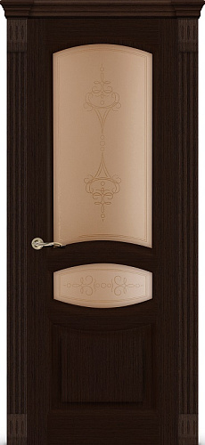 Дверь Ситидорс Топаз венге, остекленная