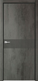 Дверь V Лоярд эмалит Севилья 17 бетон темный, глухая