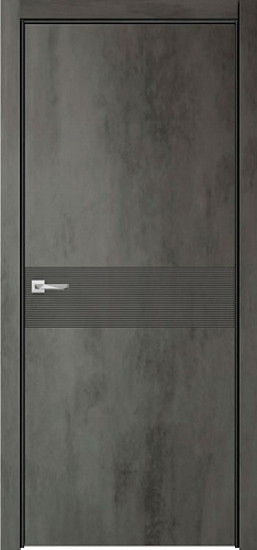 Дверь V Лоярд эмалит Севилья 17 бетон темный, глухая