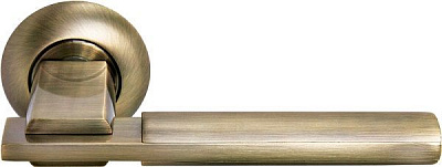 Межкомнатная ручка Morelli MH13, матовая античная бронза/античная бронза