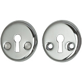 Накладка буратино на финскую дверь хром блестящий