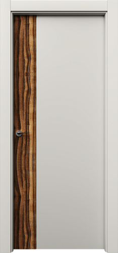 Дверь Неом эмаль RAL 9001, шпон, глухая