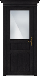 Недавно просмотренные - Дверь Статус CLASSIC 532 дуб черный, стекло сатинато белое матовое