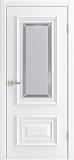 Дверь Диана-2 эмаль белая, сатинат белый