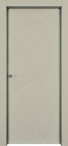 Дверь Гео эмаль NCS 3005-Y50R, глухая