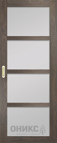Перегородка Оникс №3 дуб античный, сатинат белый
