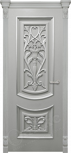 Дверь Оникс Элит эмаль серая RAL 7038, глухая