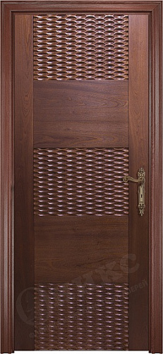 Дверь Оникс Парма красное дерево, глухая