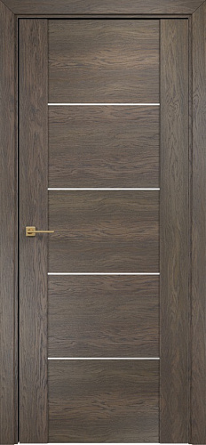 Дверь Оникс Парма дуб античный, глухая с молдингом