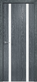 Дверь Оникс Престиж 2 седой дуб, триплекс белый
