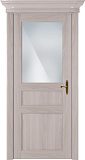 Дверь Статус CLASSIC 532 ясень, стекло сатинато белое матовое