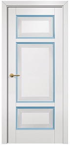 Недавно просмотренные - Дверь Оникс Тоскана 4 эмаль белая/голубая, глухая