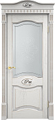 Схожие товары - Дверь ПМЦ массив дуба Д3 белый грунт с патиной серебро микрано, стекло 3-1