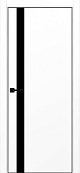 Схожие товары - Дверь Эко 211 белый снежный, кромка AL черная SB с 4-х сторон, lacobel черный