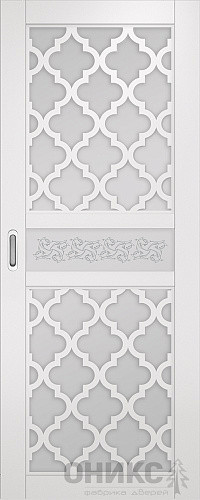 Перегородка Оникс №1 эмаль белая, Р-№5, сатинат белый