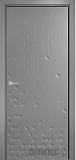Дверь Оникс Кристалл эмаль серая RAL7038, глухая