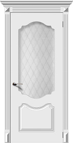 Недавно просмотренные - Дверь Фолк эмаль белая, стекло белое матовое кристалл