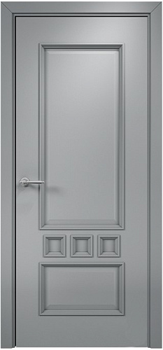 Дверь Оникс Амстердам эмаль RAL 7040, глухая