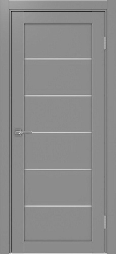 Дверь Эко 506.12 серый, сатинат