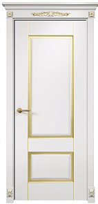 Недавно просмотренные - Дверь Оникс Марсель фрезерованная эмаль белая патина золото, глухая