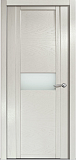 Дверь Milyana QDO H ясень жемчуг, триплекс белый