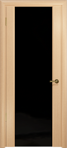 Недавно просмотренные - Дверь Арт Деко Спациа-3 беленый дуб, триплекс черный