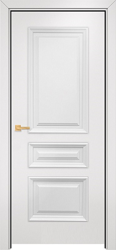 Дверь Оникс Афина эмаль белая, глухая