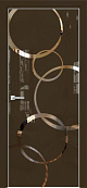 Схожие товары - Дверь Оникс Арт, лакобель коричневый RAL 8028, зеркало №4