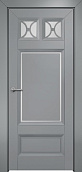 Схожие товары - Дверь Оникс Шанель 2 фрезерованная эмаль RAL 7040, сатинато с решеткой