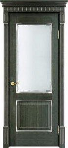 Недавно просмотренные - Дверь ПМЦ массив ольхи ОЛ13 зеленый с патиной серебро, стекло мателюкс