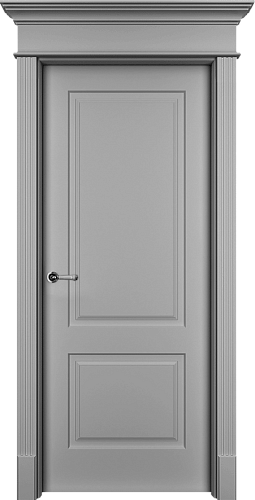 Дверь Нф2 эмаль серая, глухая