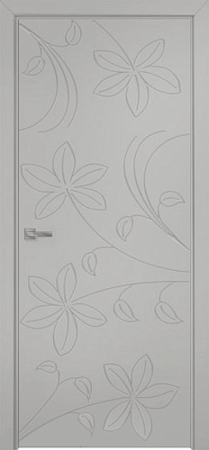 Дверь Оникс Концепт №14 PVC светло серый, глухая