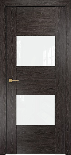 Дверь Оникс Парма абрикос тангентальный, глухая лакобель RAL 0333