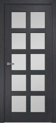 Дверь Оникс Вена 2 дуб графит, сатинат