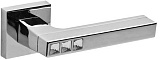 Межкомнатная ручка Fuaro CRYSTAL FLASH DM CP-8 хром