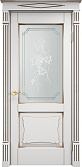 Схожие товары - Дверь Итальянская Легенда массив ольхи ОЛ6.2 белый грунт с патиной орех, стекло 6-2