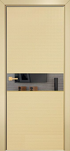 Недавно просмотренные - Дверь Оникс Вирджиния эмаль RAL 1015, глухая с зеркальной вставкой