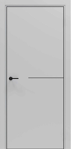 ДГ PZF-50.1 4AВ шелк серый, AL black с 4-х сторон