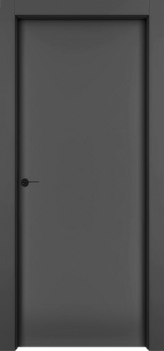 Дверь 1001 эмаль RAL 9005, глухая
