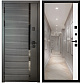 Схожие товары - Входная дверь Матадор MXМ-6 антрацит софт/панель зеркало 1, белая матовая