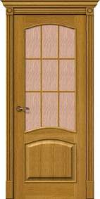 Недавно просмотренные - Дверь Браво Вуд Классик-33 дуб натуральный, сатинато бронзовое художественное "Bronze Gloria"