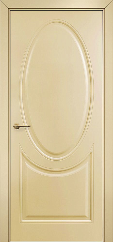 Дверь Оникс Брюссель фрезерованная эмаль RAL 1015, глухая