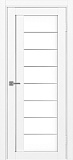 Дверь Эко 524.22 АСС белый снежный молдинг SC, lacobel белый