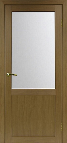 Дверь Эко 502.21 орех, сатинат