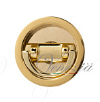 Рекомендация - Ручка для раздвижной/распашной двери на круглом основании VENEZIA U155 блестящее золото